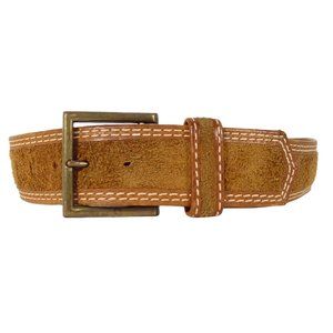 HARNESS HOUSE Vintage Steerhide Suede/Leather Work Belt Men's 32 - Made in USA